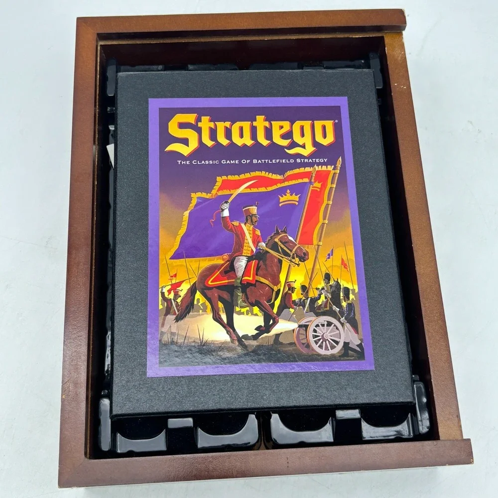 Stratego Vintage Game Collection COMPLETE Hasbro 2009 Capture Flag Bookshelf